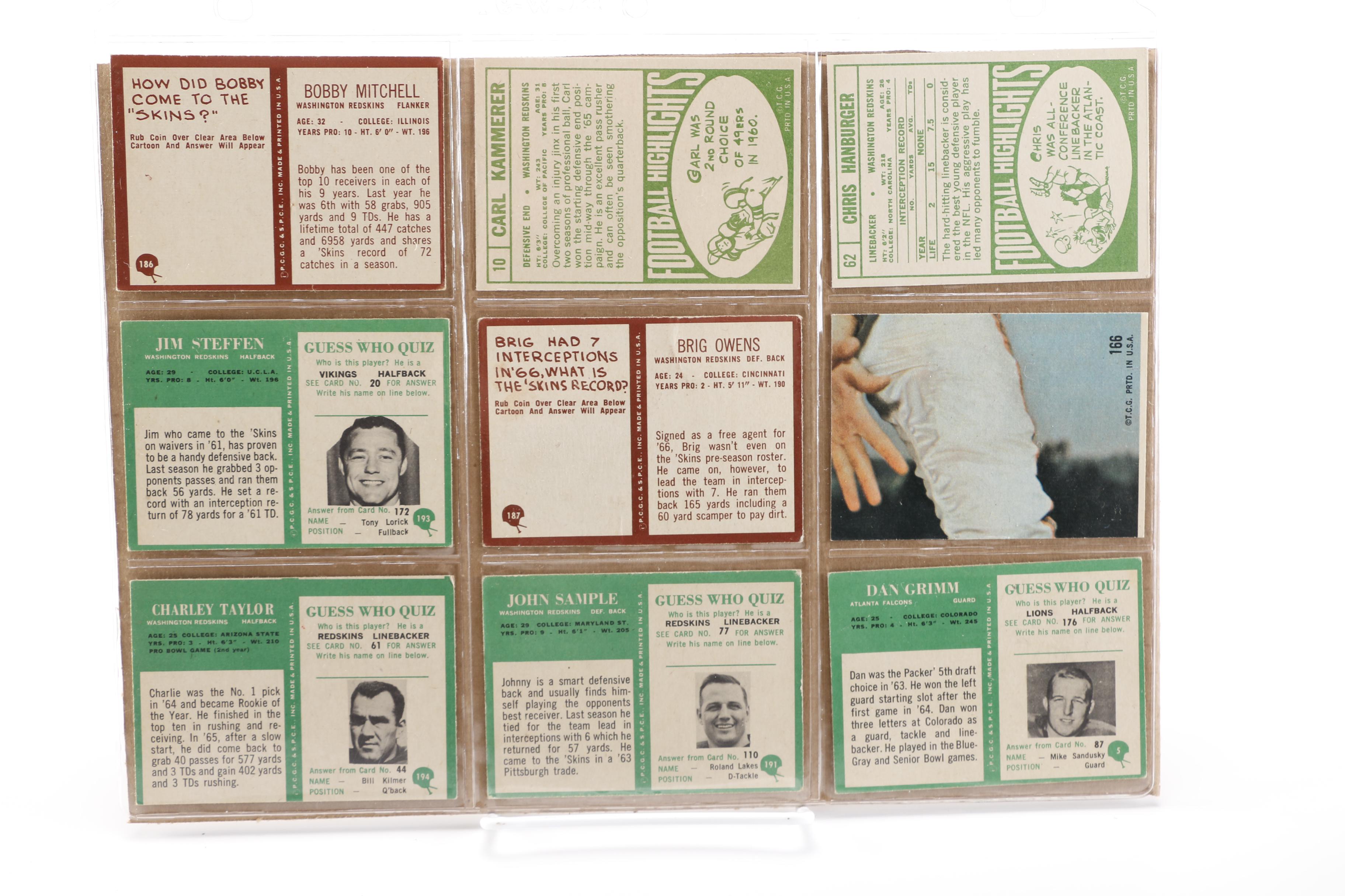 1960s Topps Football Cards