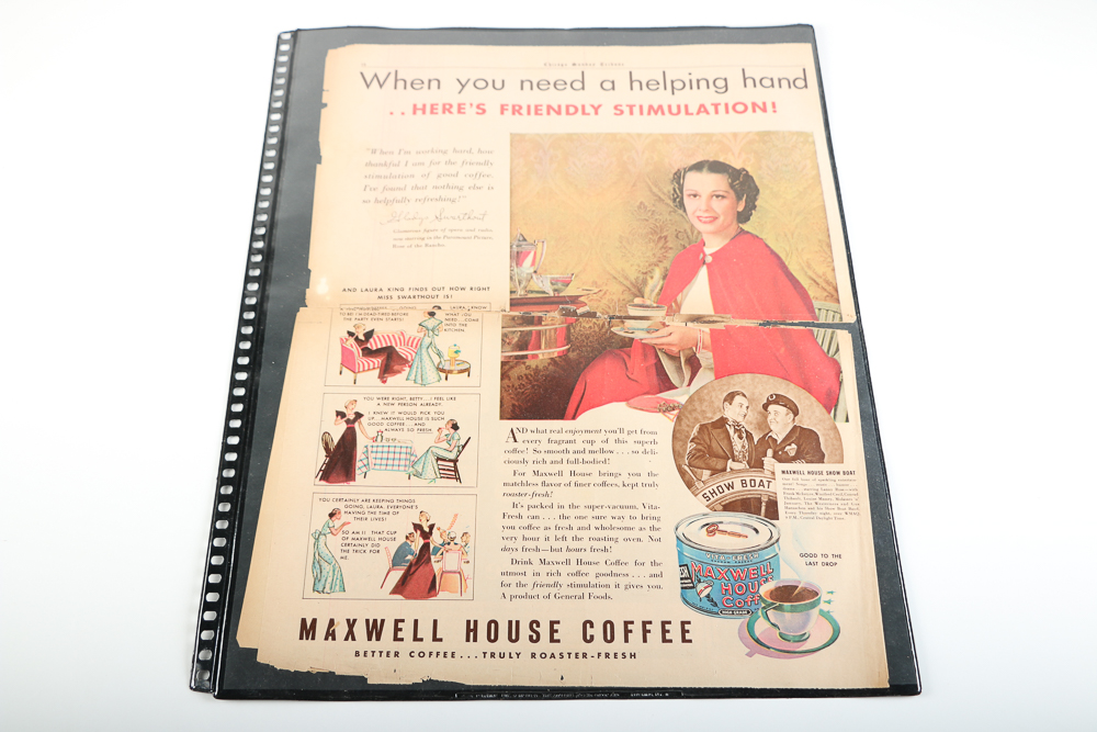 Large Collection of Vintage Advertisements
