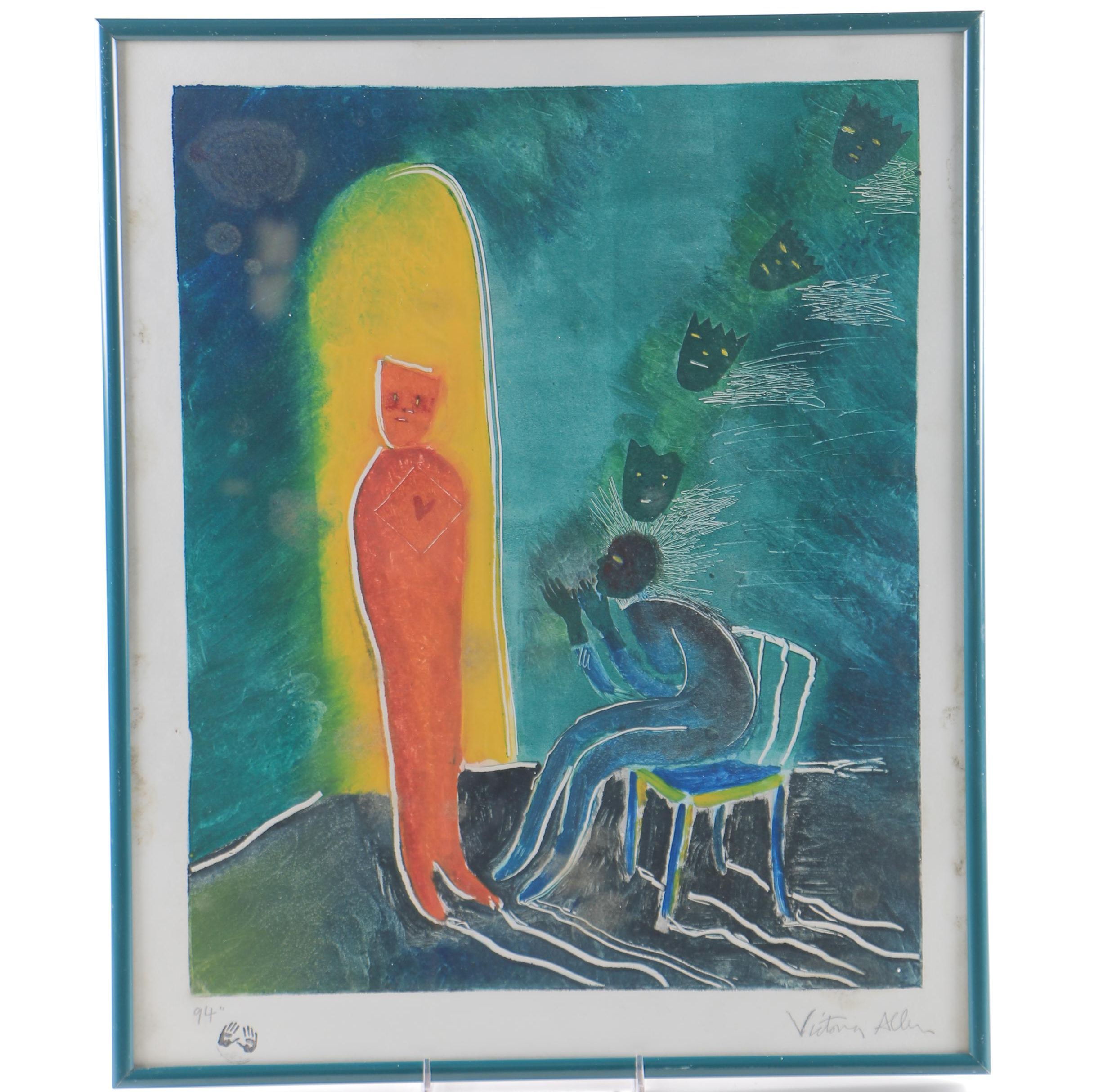 Victoria Allen Original Monoprint