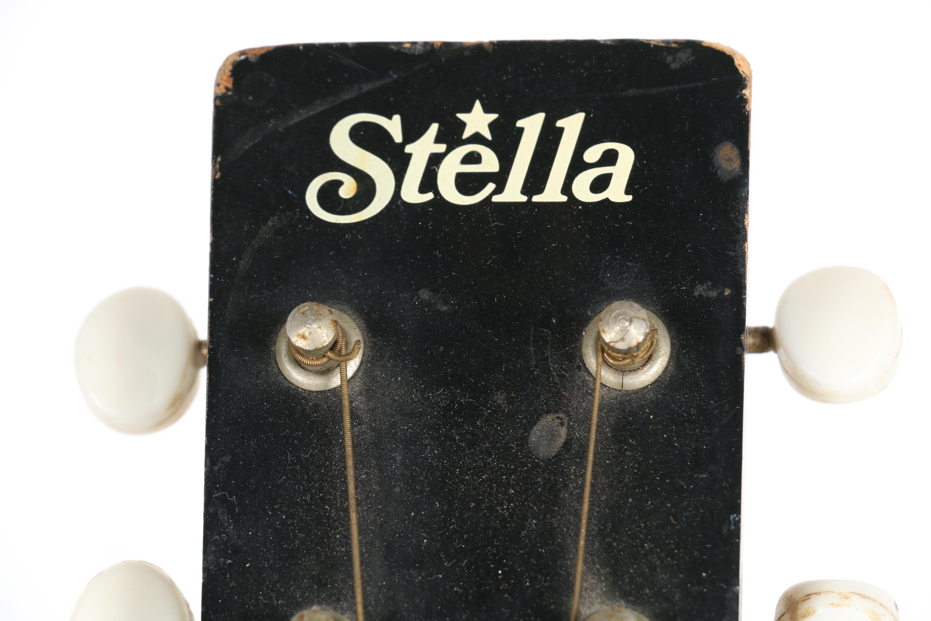 1960s Stella Harmony Acoustic Guitar and Case