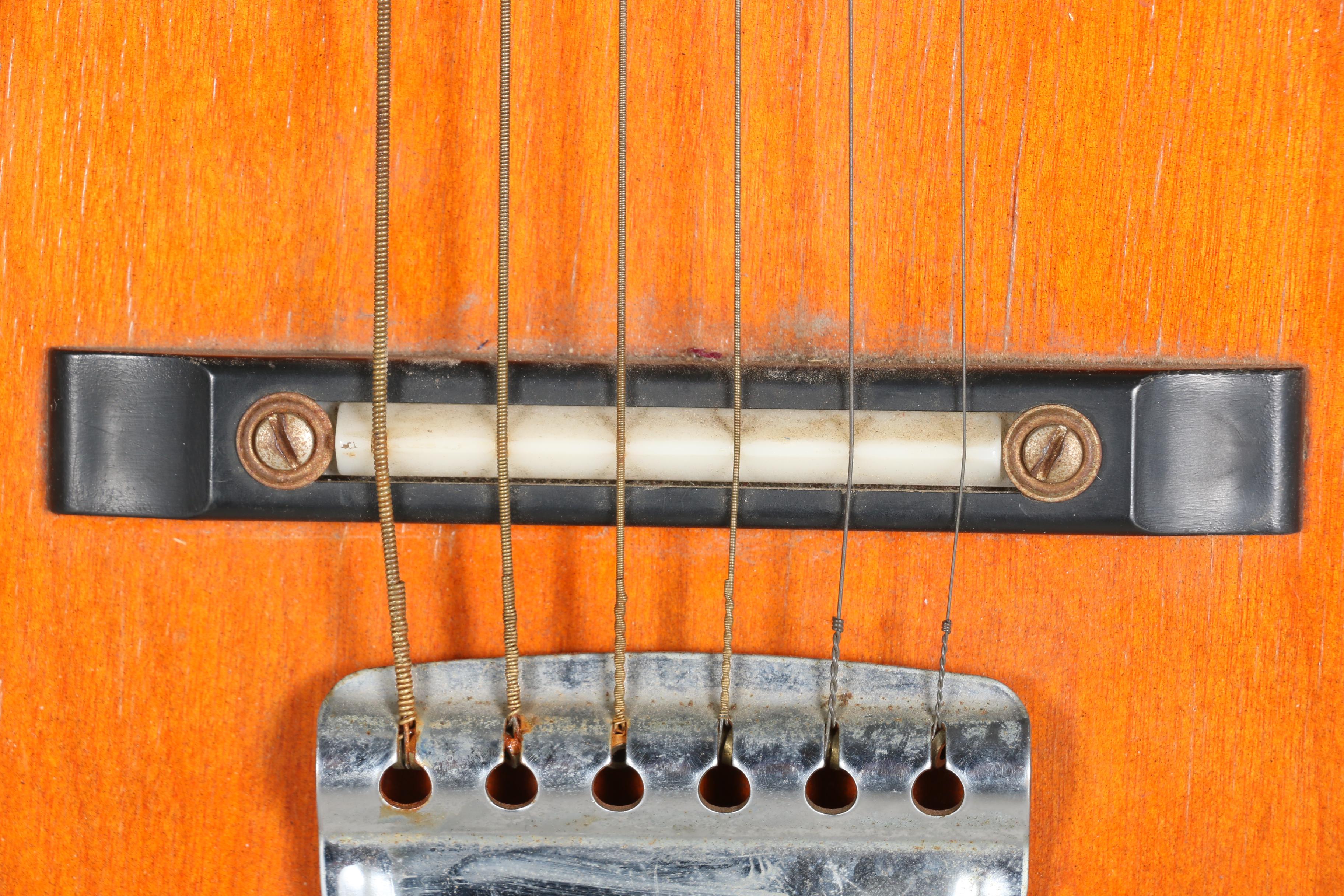 1960s Stella Harmony Acoustic Guitar and Case