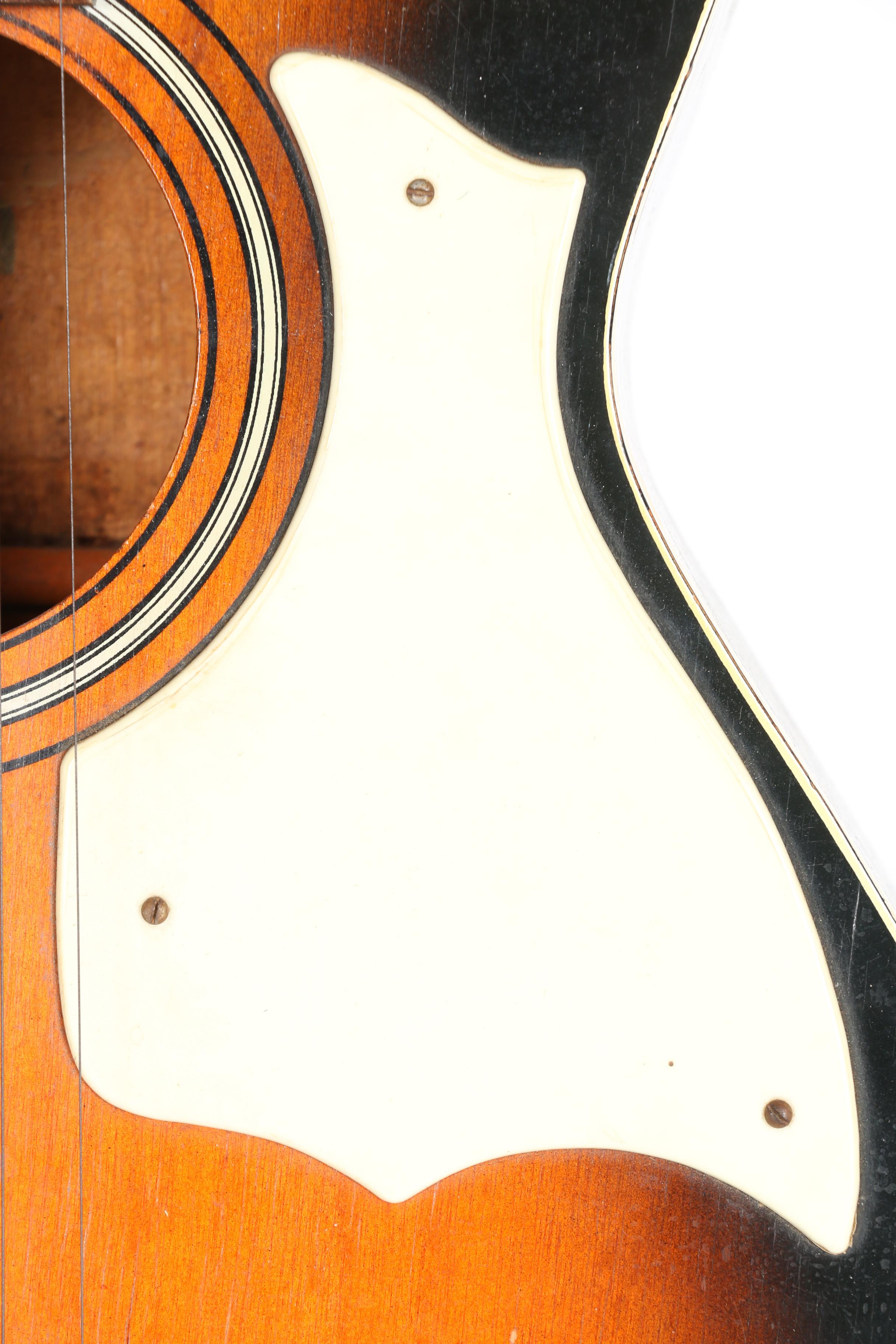 1960s Stella Harmony Acoustic Guitar and Case