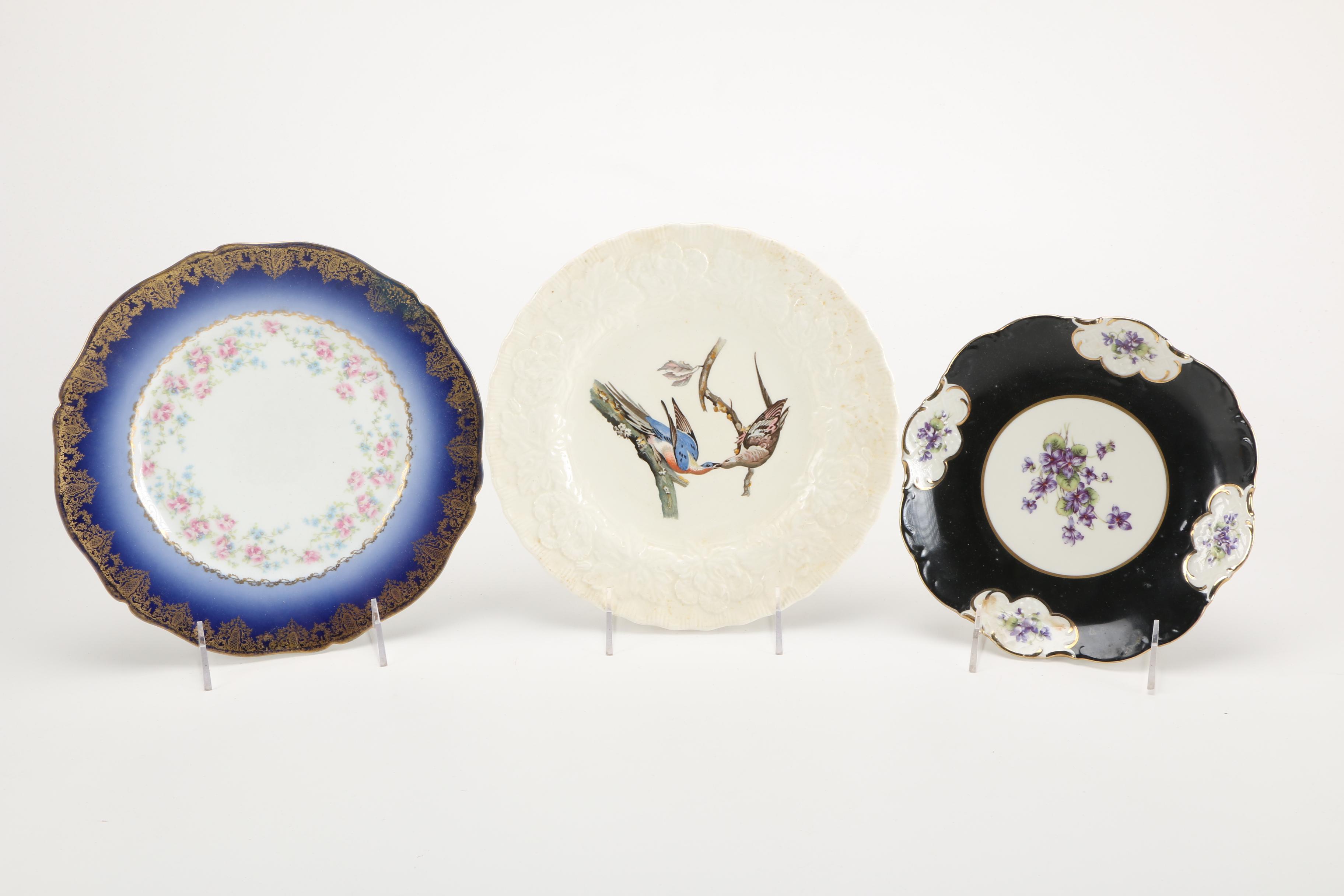 Fine China Assortment Including Haviland and Belleek