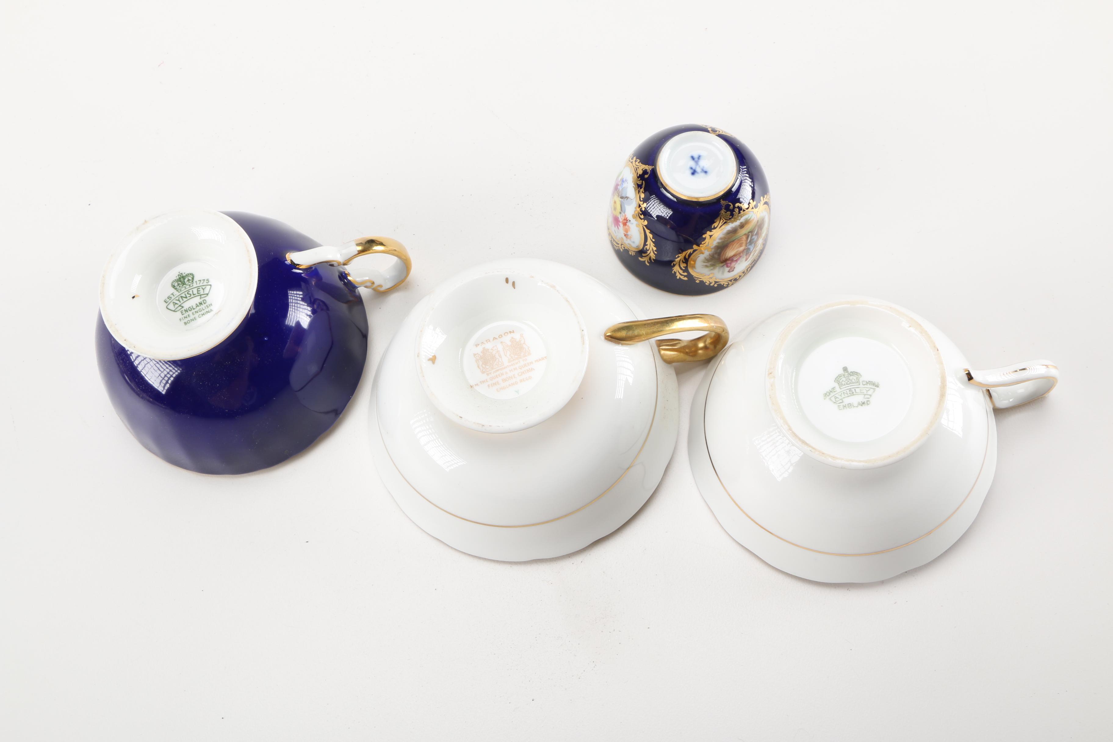 Fine China Assortment Including Haviland and Belleek