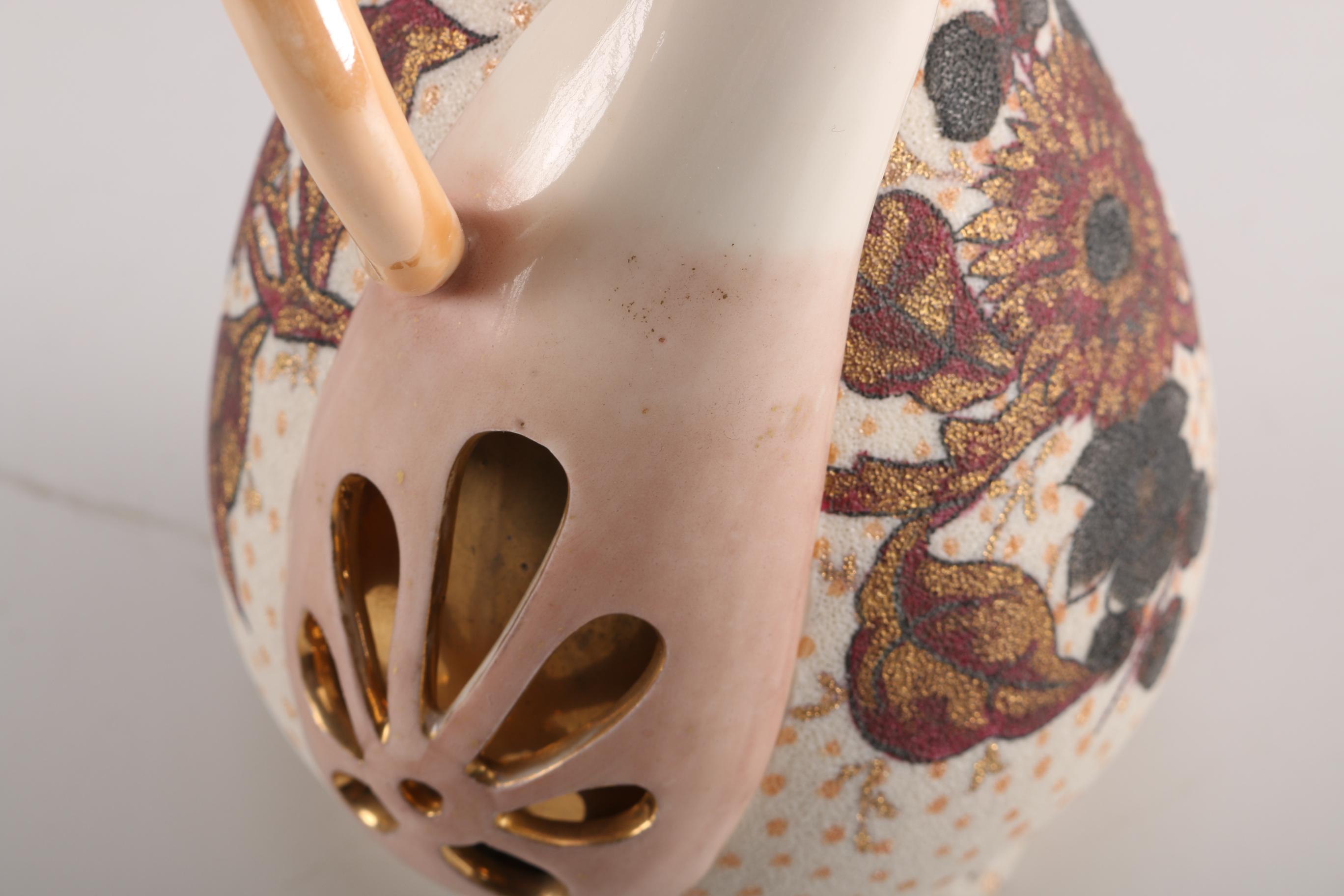 German Rudolstadt Works Sculptural Art Pottery Vase