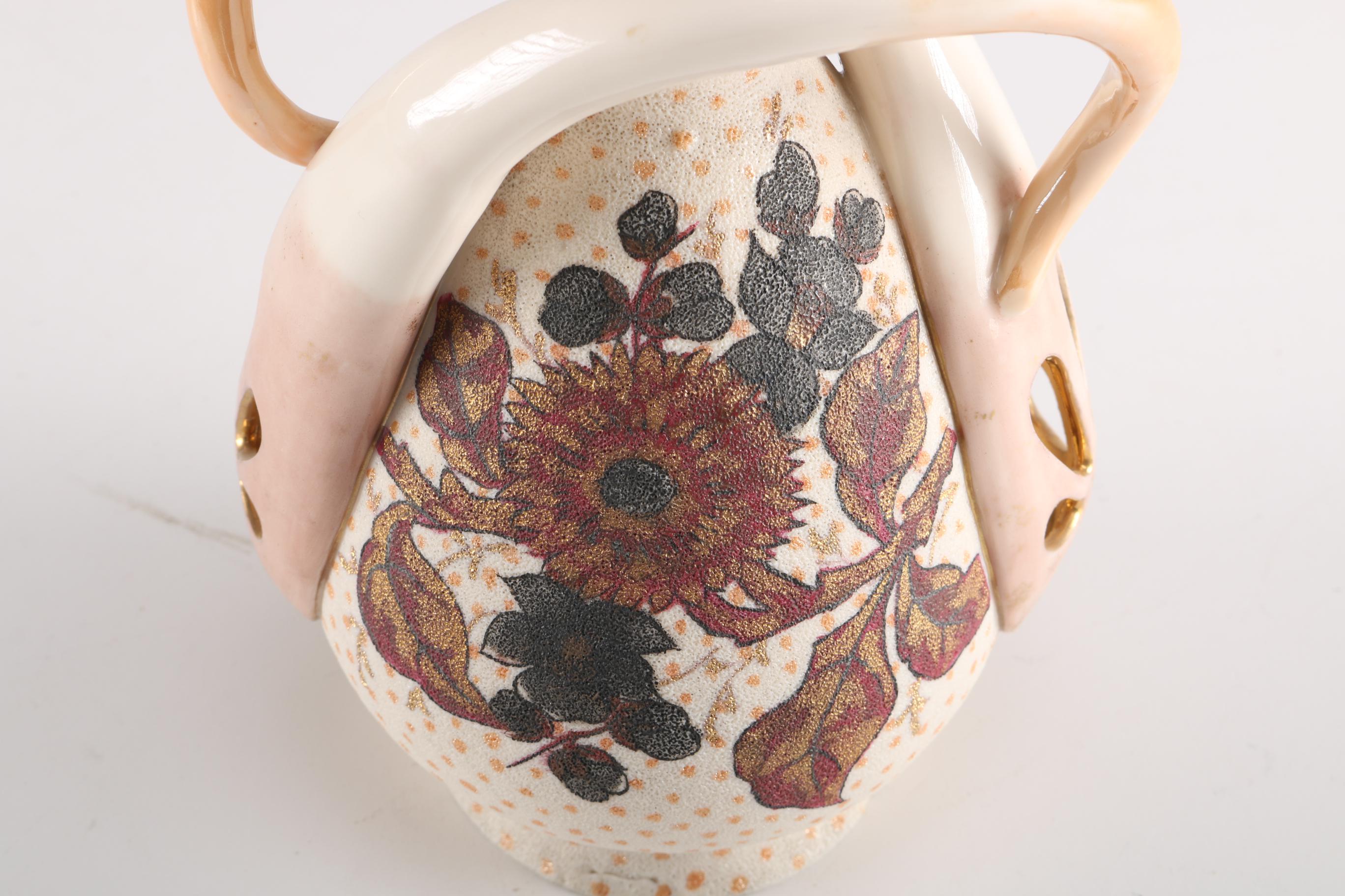 German Rudolstadt Works Sculptural Art Pottery Vase