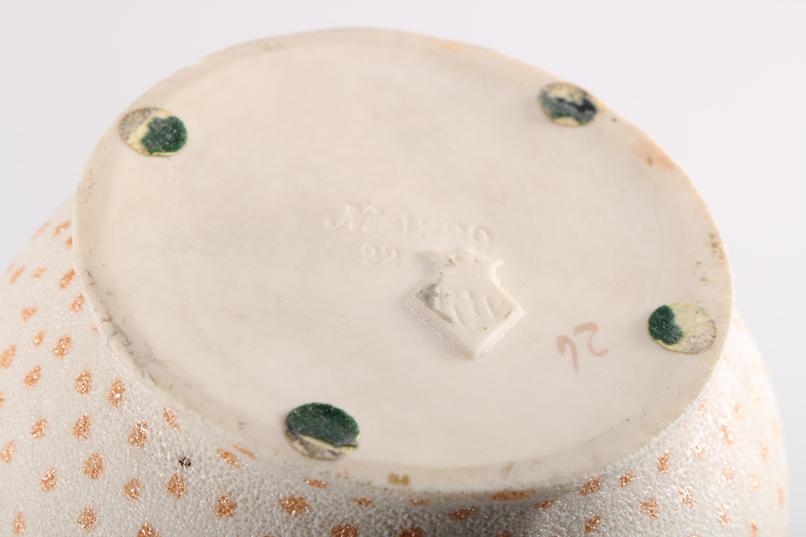 German Rudolstadt Works Sculptural Art Pottery Vase