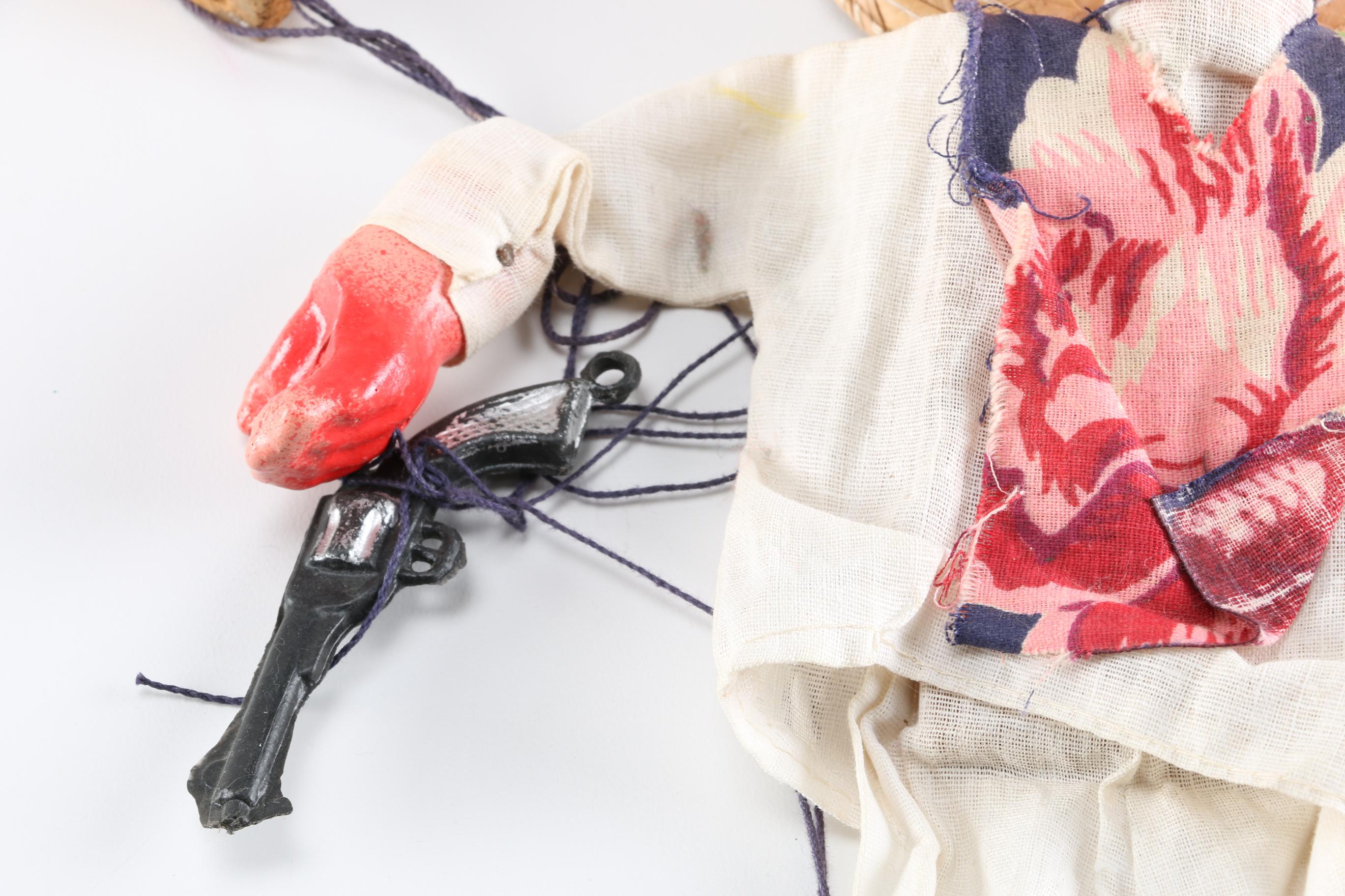 Collection of Vintage Mexican Marionette Puppets