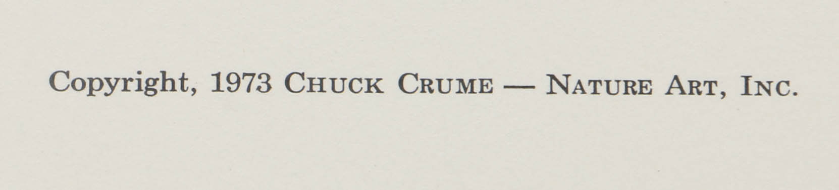 After Charles T. Crume Offset Lithographs of Cardinals