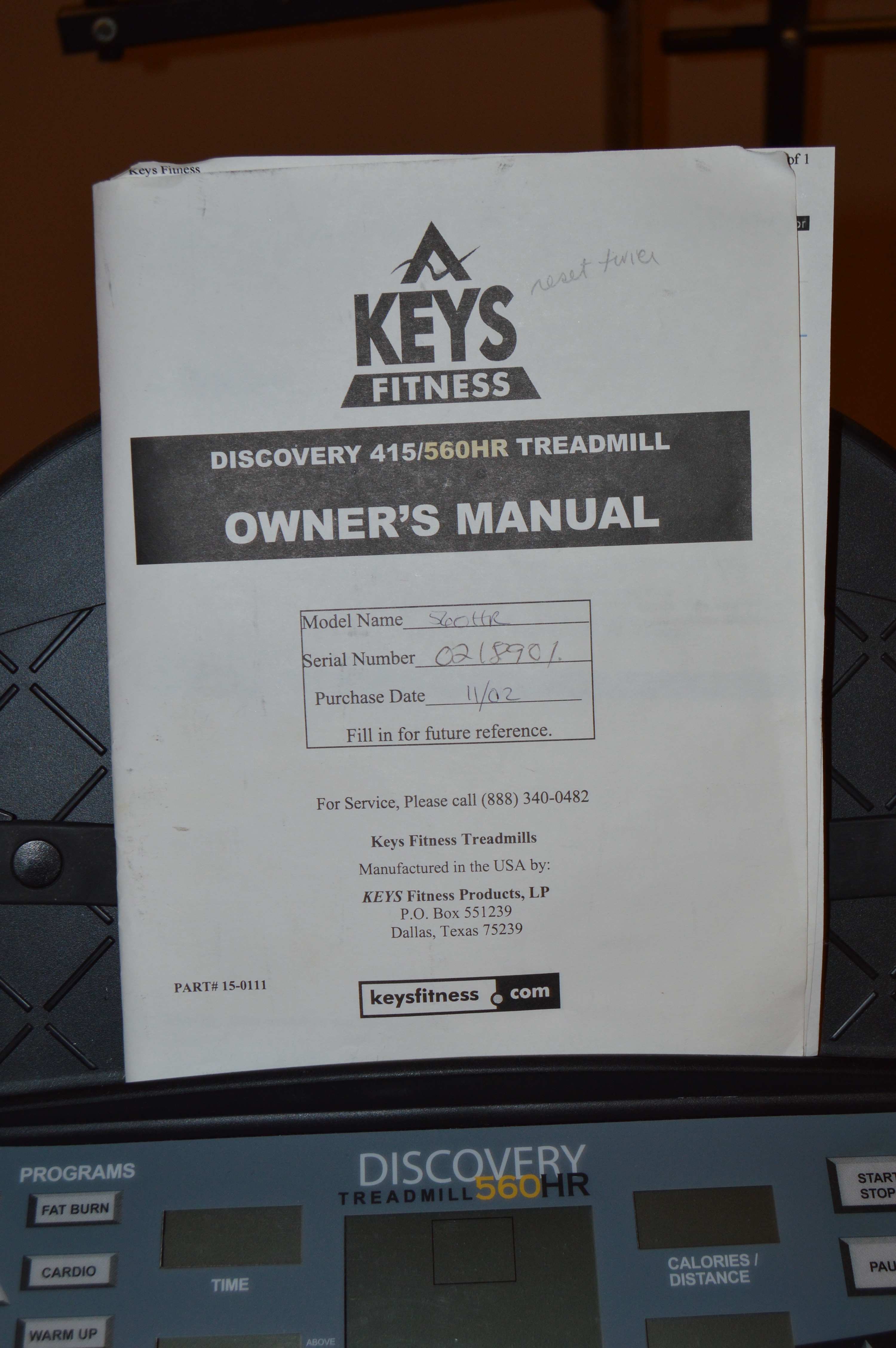 Discovery 560HR Treadmill by Key Fitness