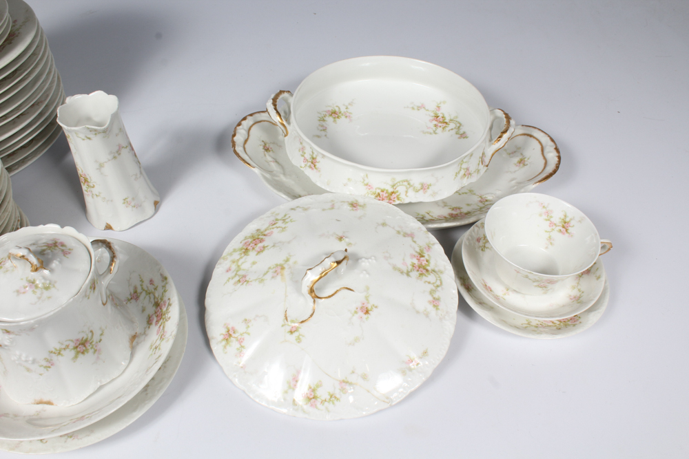 Theodore Haviland Limoges Pink Floral China