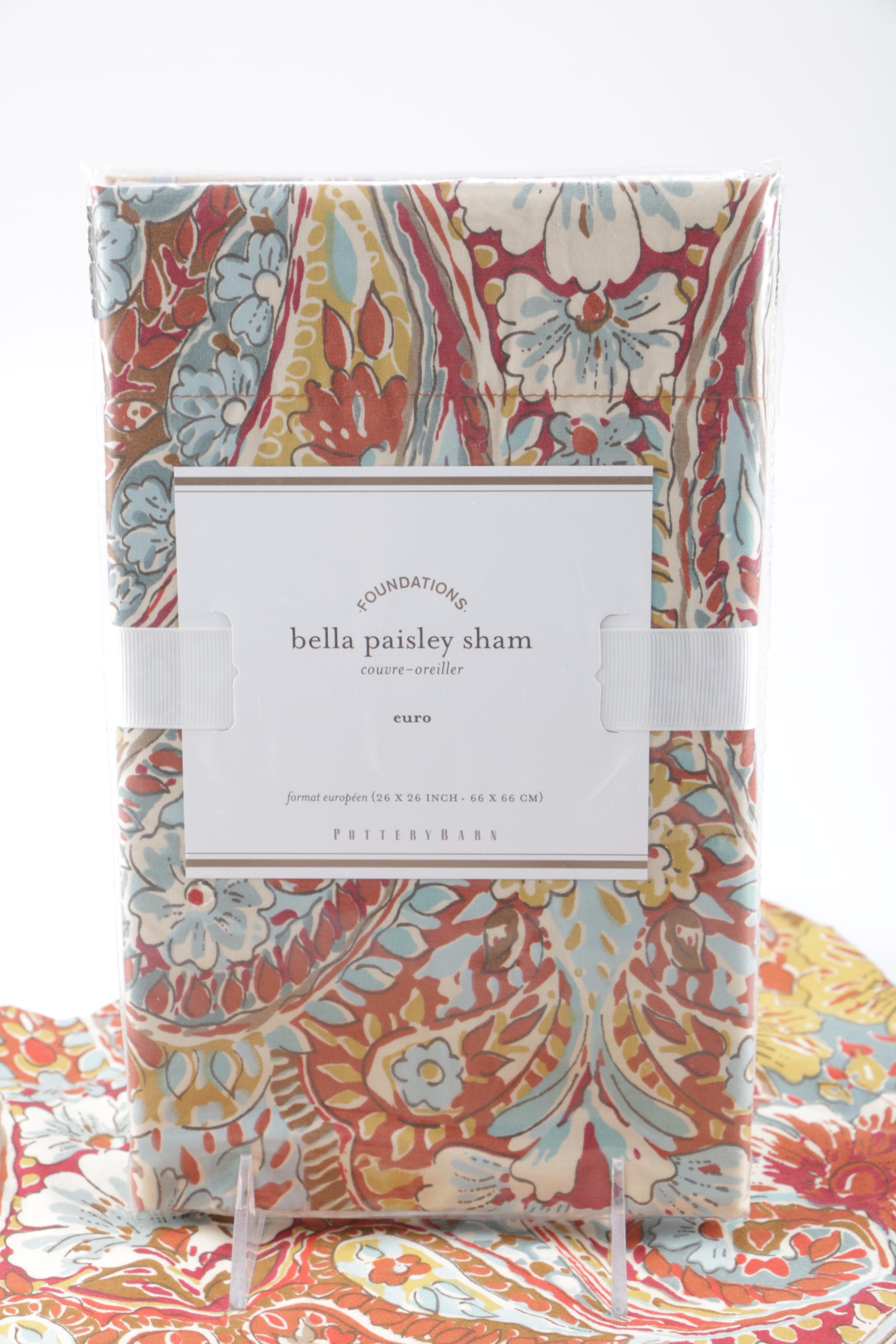 Pottery Barn "Bella Paisley" Linens