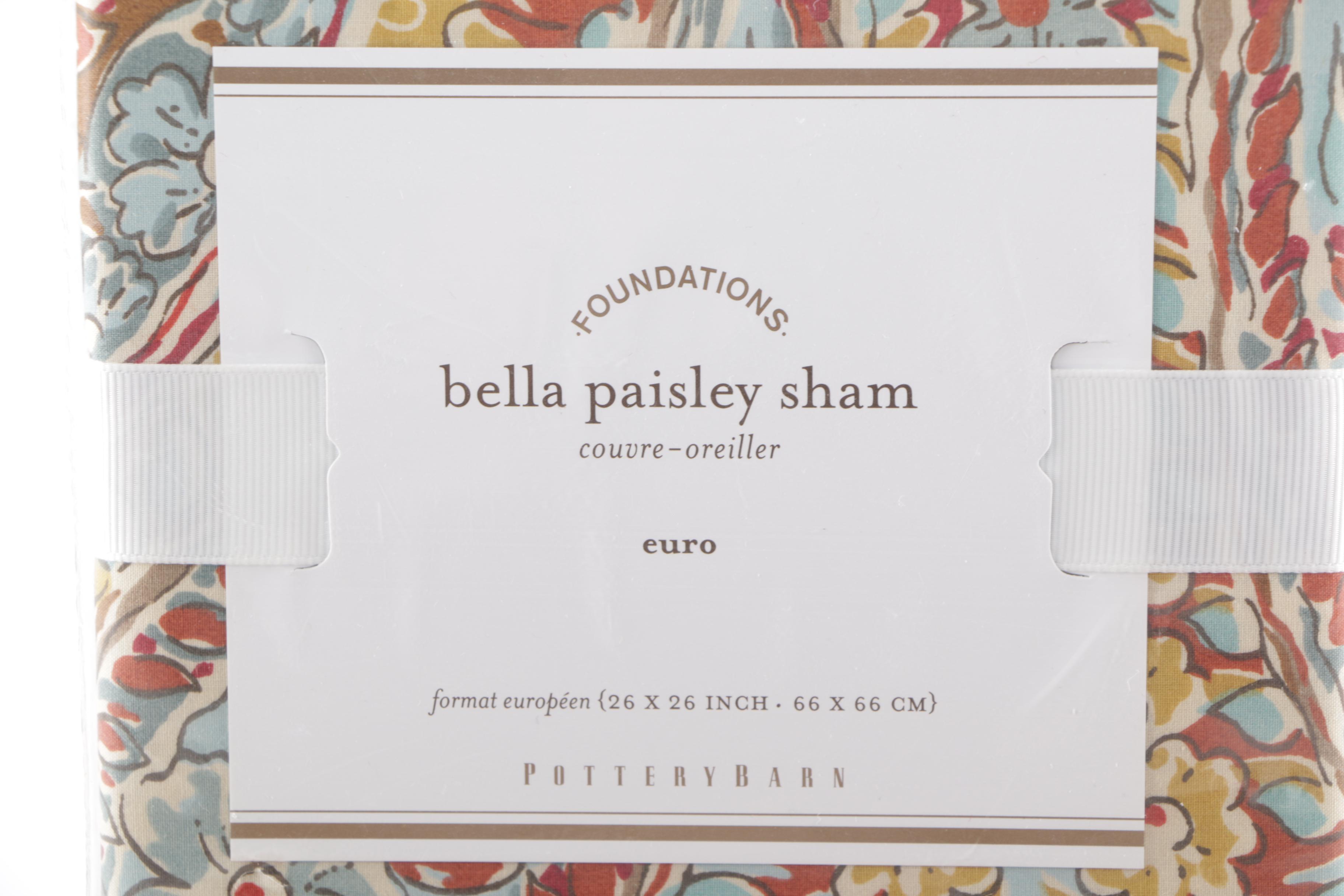 Pottery Barn "Bella Paisley" Linens