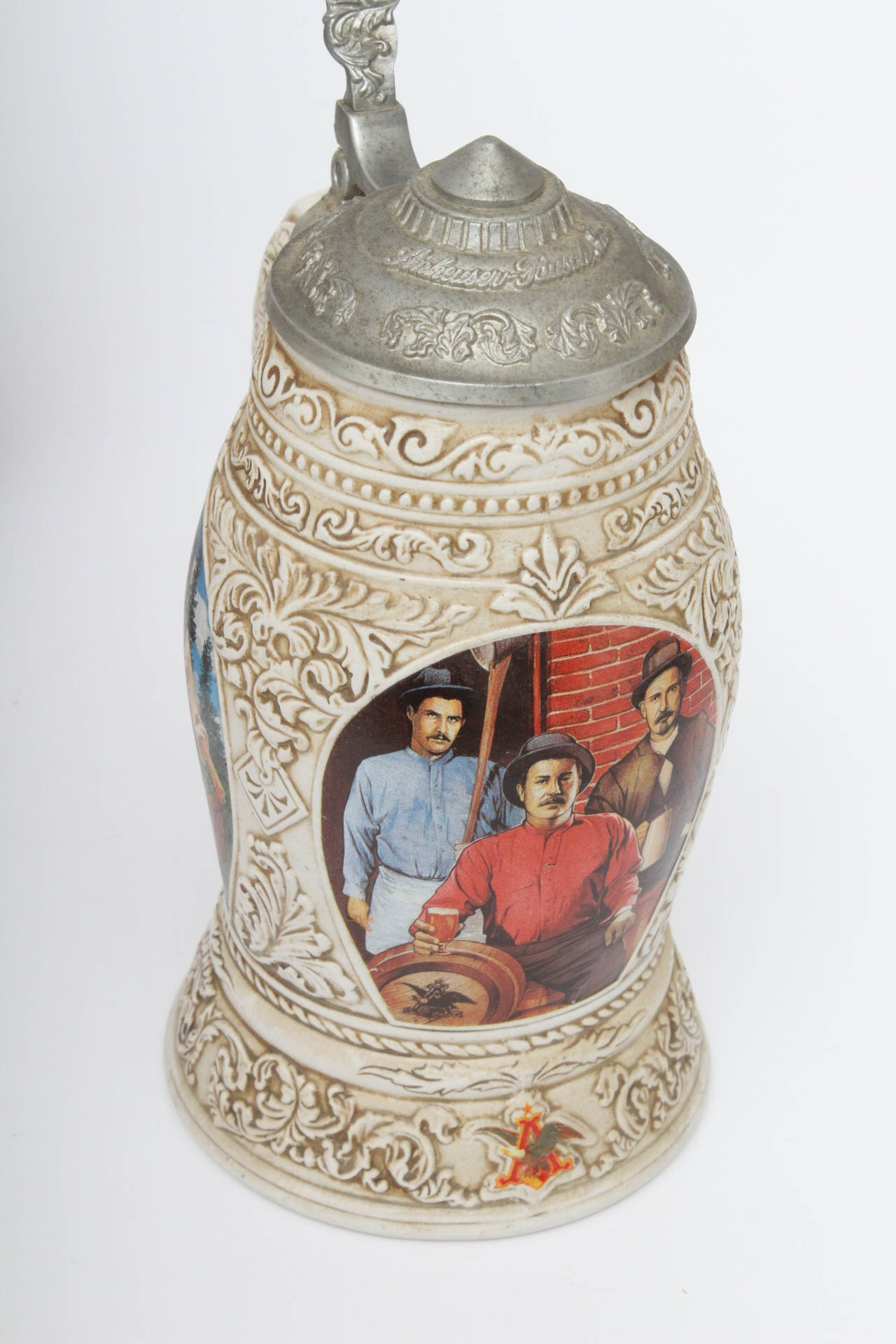 Collection of Lidded Budweiser Beer Steins