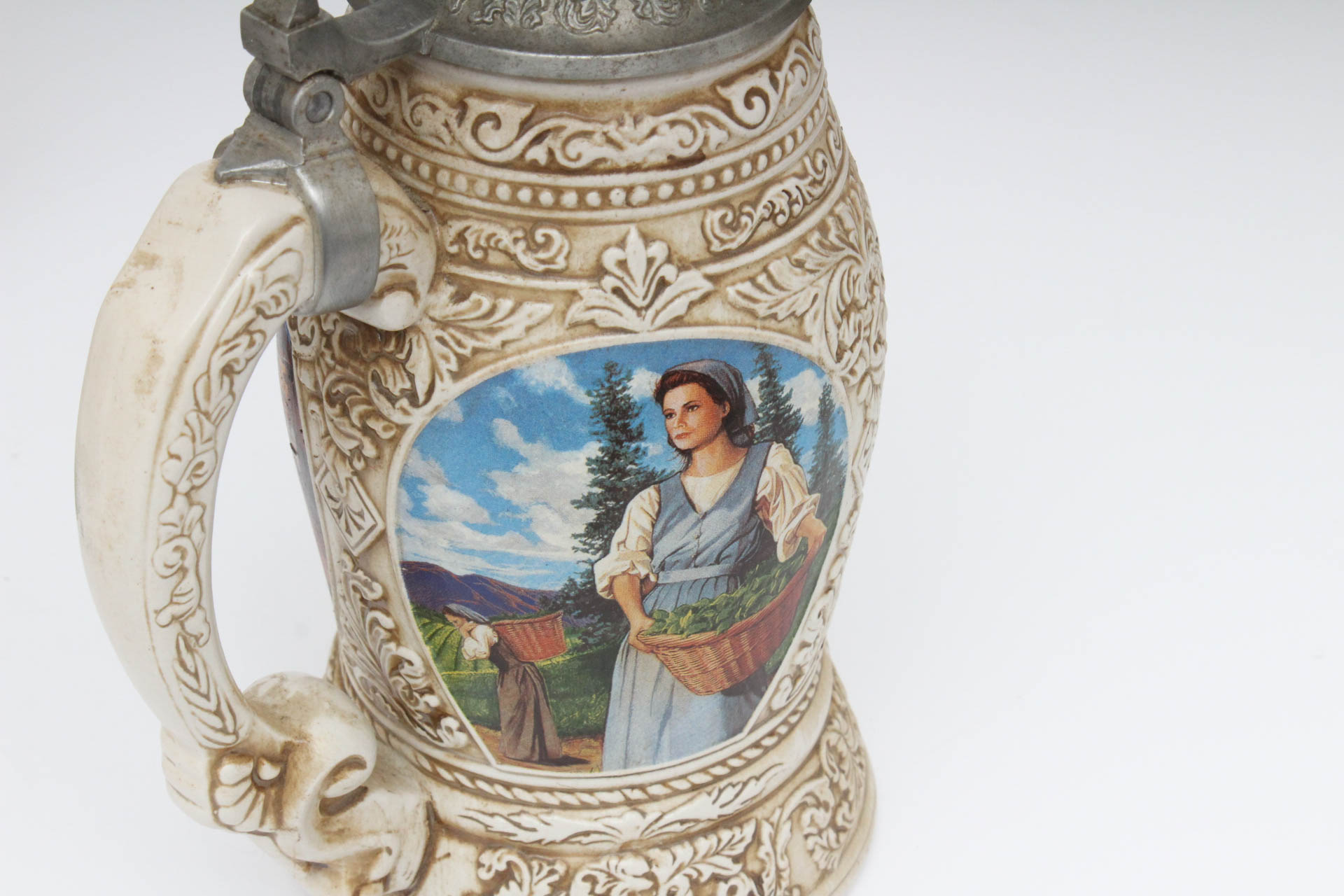 Collection of Lidded Budweiser Beer Steins