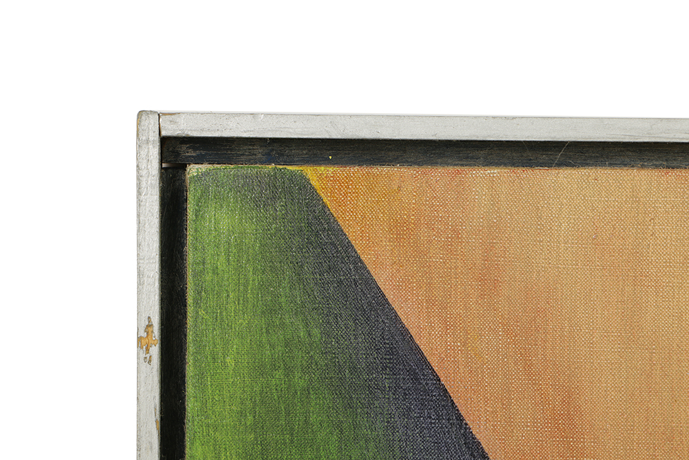 Beth Hertz 1974 Monumental Oil Painting "Crease"