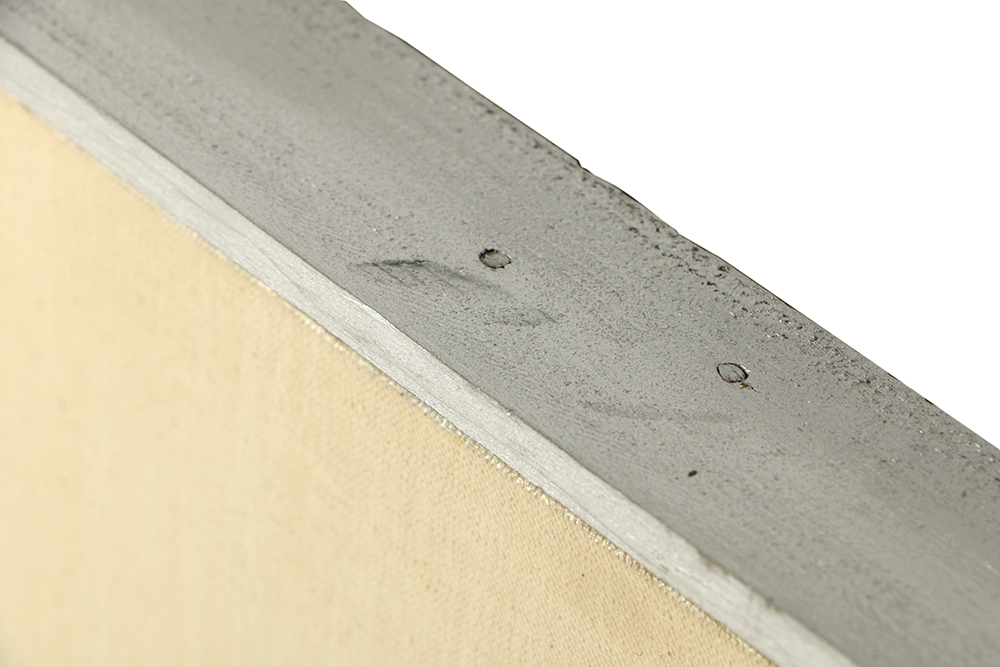 Beth Hertz 1974 Monumental Oil Painting "Crease"