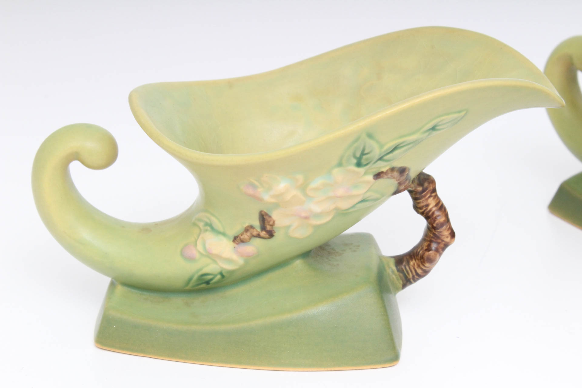 Roseville Pottery "Apple Blossom" Three Piece Set