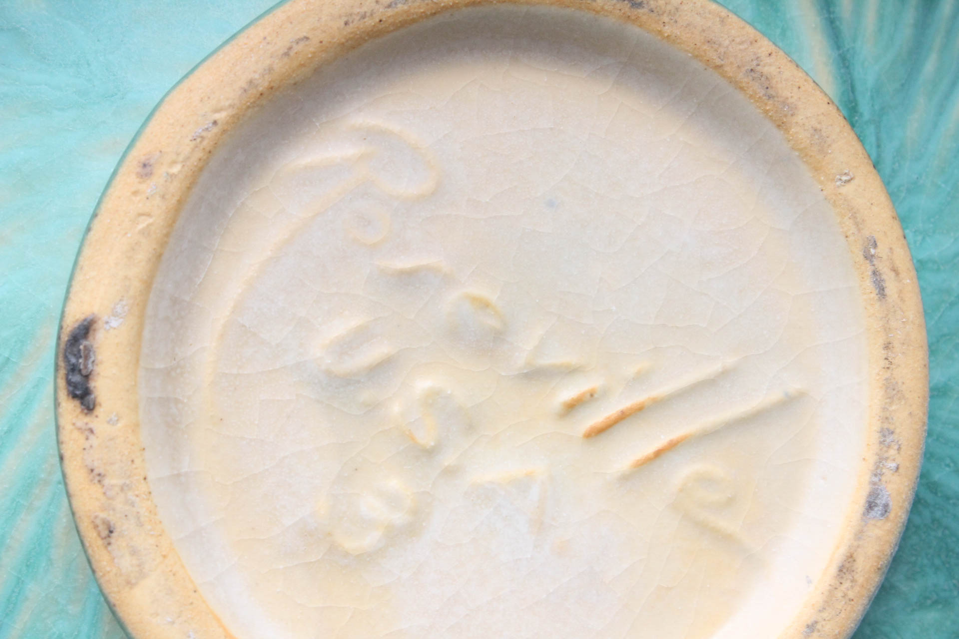 Roseville Pottery "Peony" Three Piece Tea Set