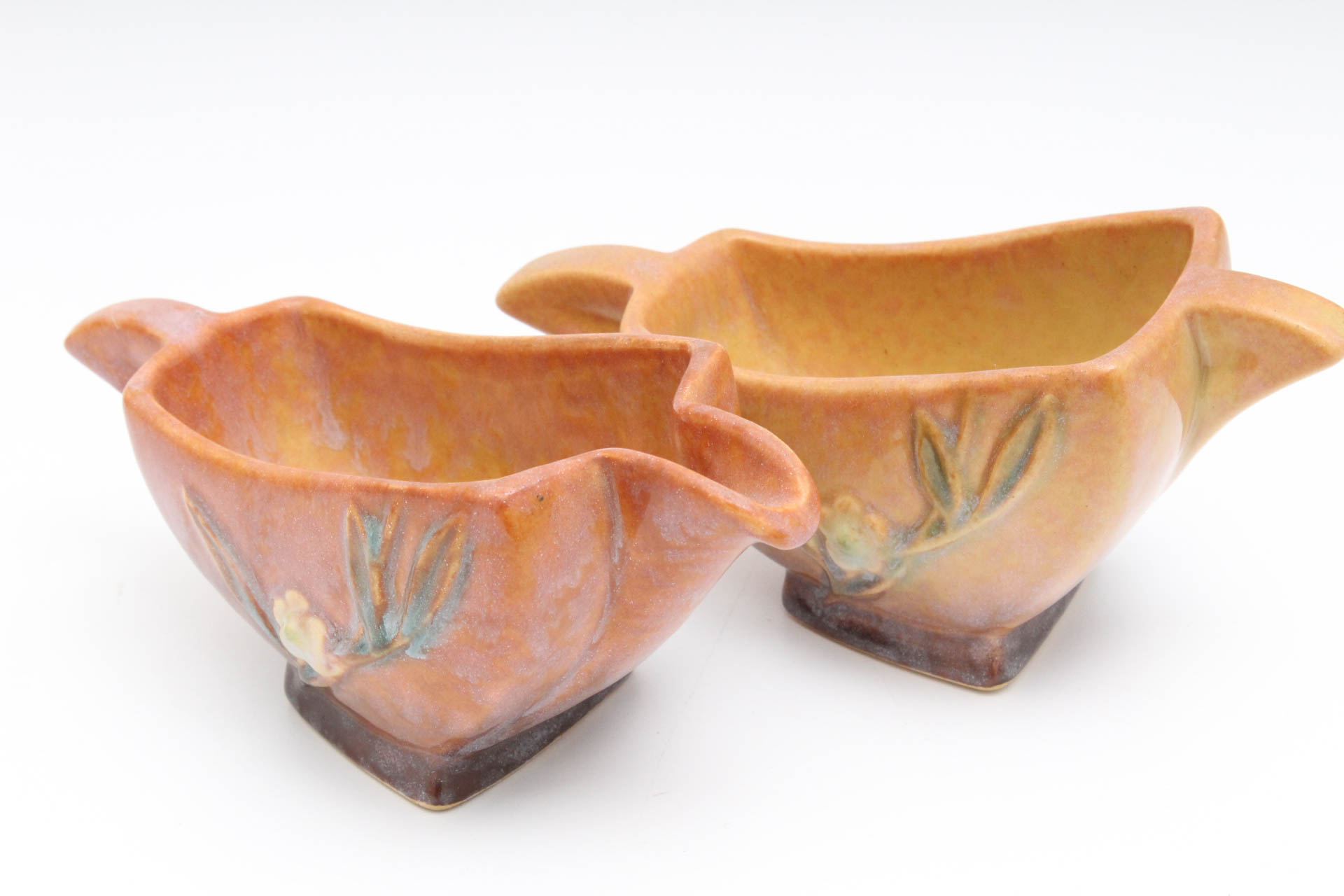 Roseville Pottery "Wincraft" Three Piece Tea Set