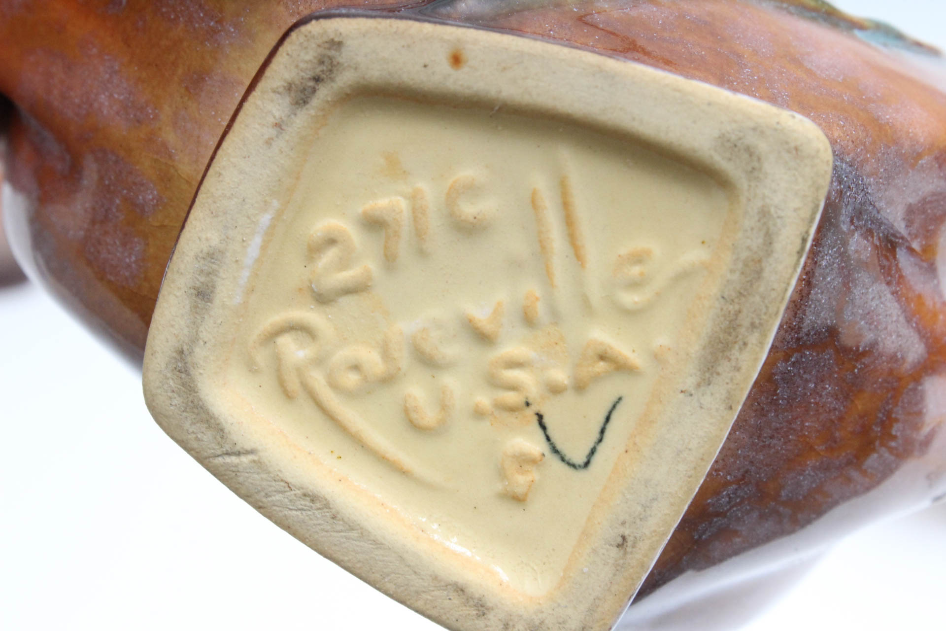 Roseville Pottery "Wincraft" Three Piece Tea Set