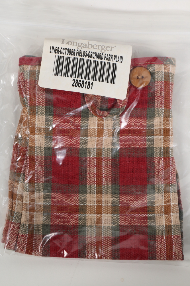 Longaberger Basket Liners Including "Rose Trellis"