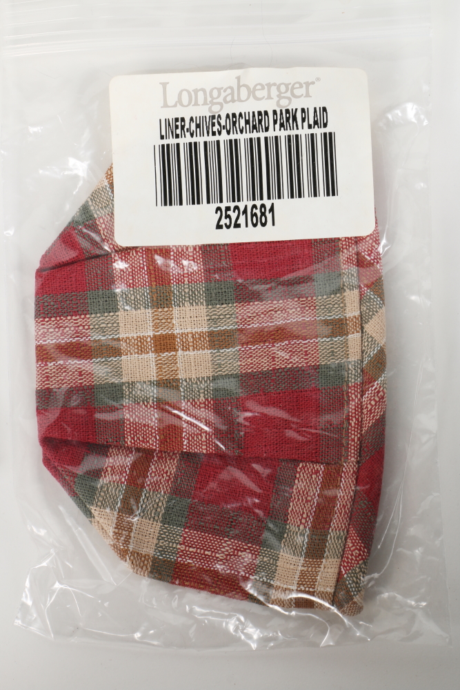 Longaberger Basket Liners Including "Rose Trellis"