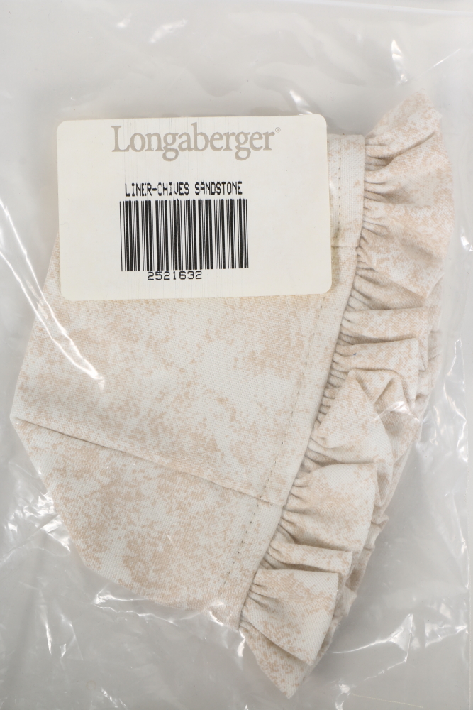 Longaberger Basket Liners Including "Rose Trellis"