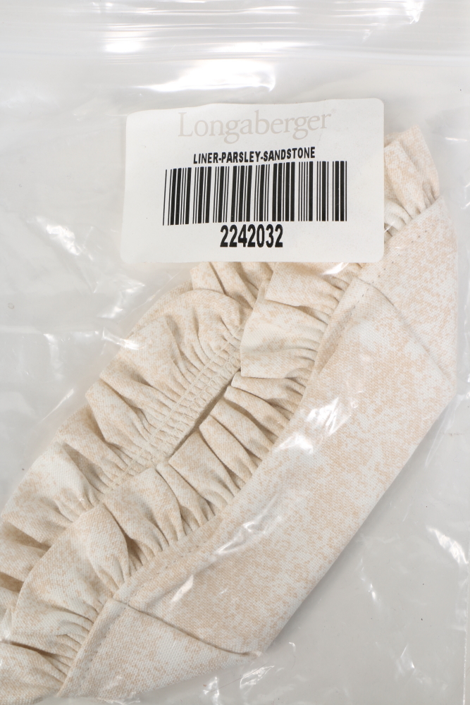 Longaberger Basket Liners Including "Rose Trellis"