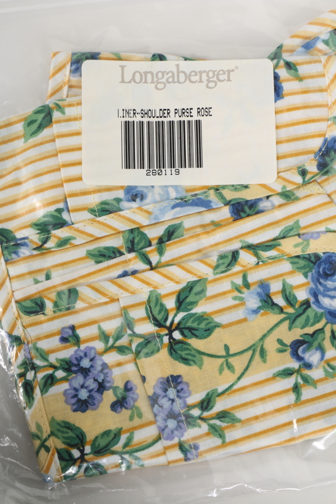 Longaberger Basket Liners Including "Rose Trellis"