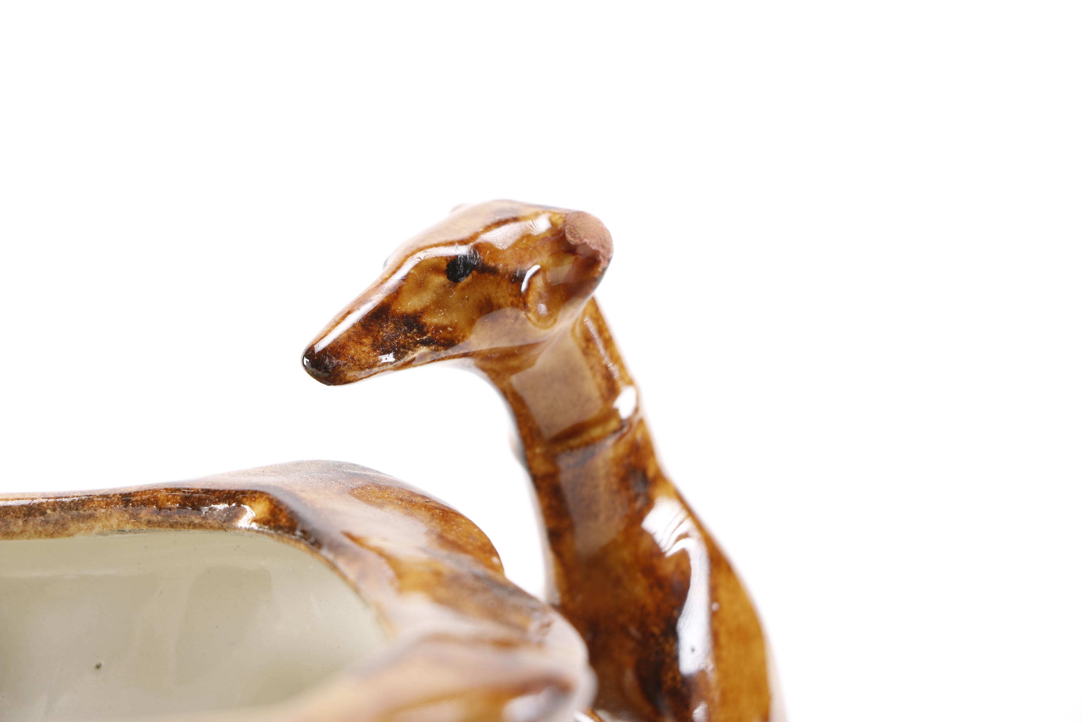 Bennington Rockingham Style Earthenware Hunting Pitcher