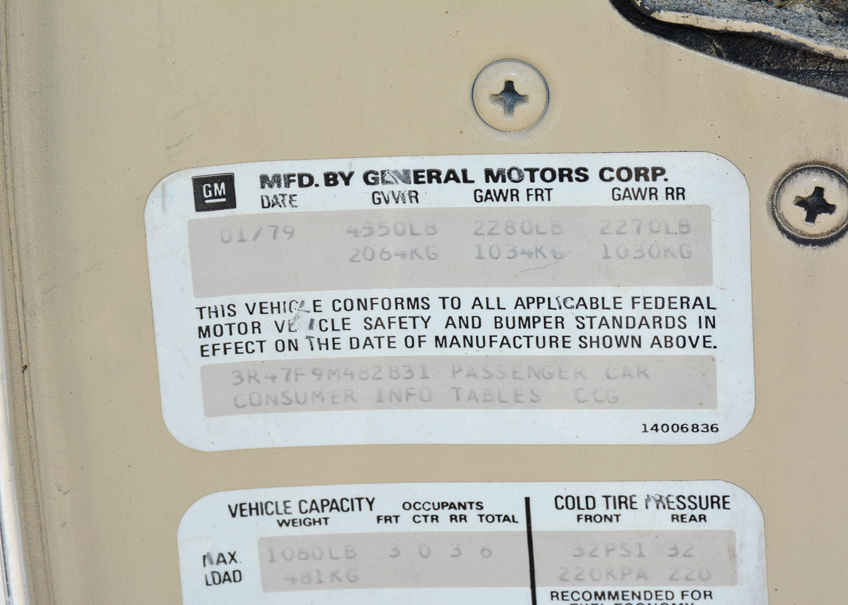 1979 Oldsmobile Cutlass Supreme