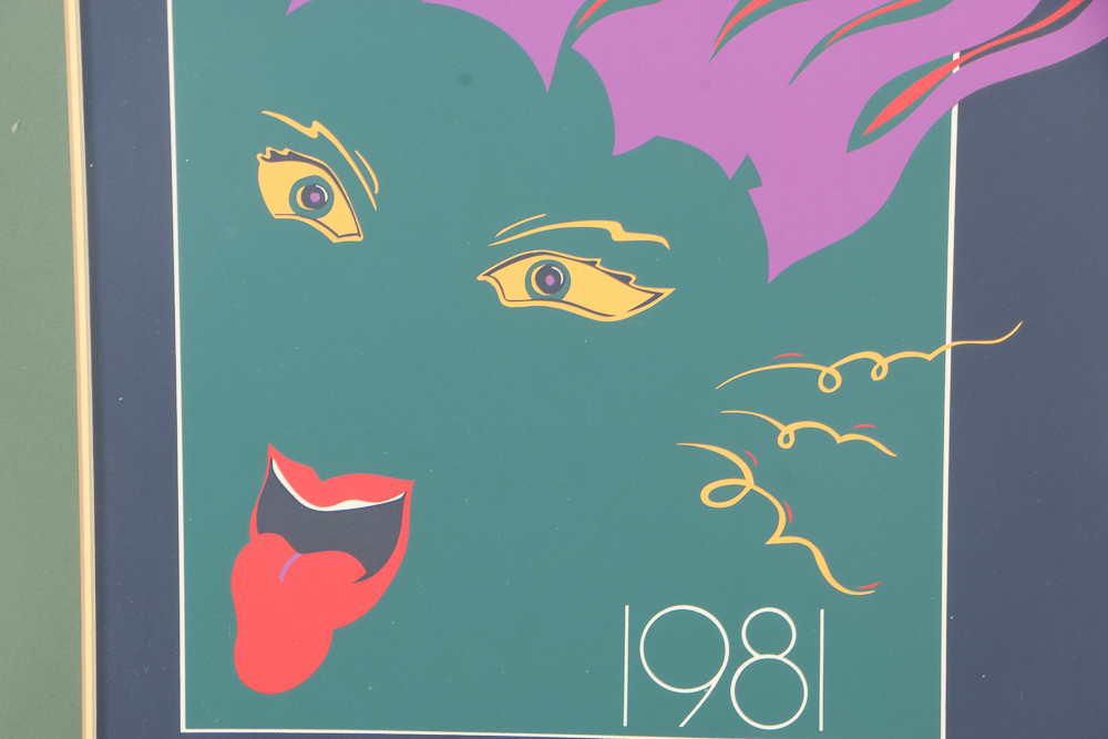 K.N. Martin Limited Edition Serigraph on Paper "New Orleans, Mardi Gras 1981"