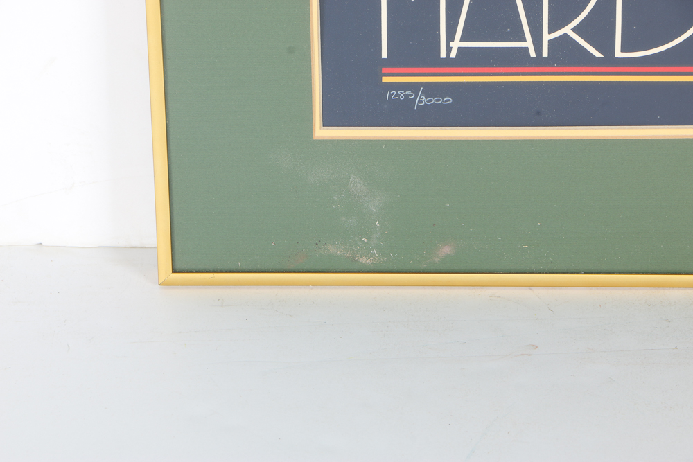 K.N. Martin Limited Edition Serigraph on Paper "New Orleans, Mardi Gras 1981"