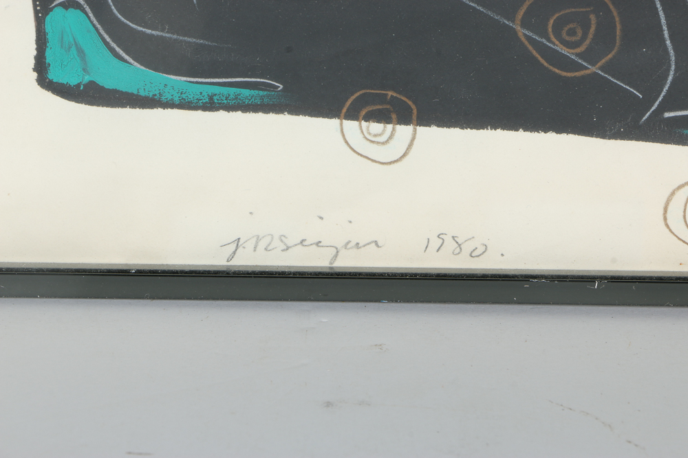 Jaff Noel Seijas Original Mixed Media Painting "St. Sebastian"