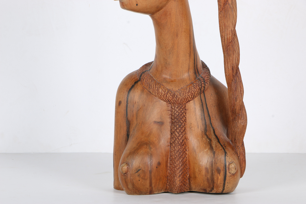 Wooden Carving of Woman