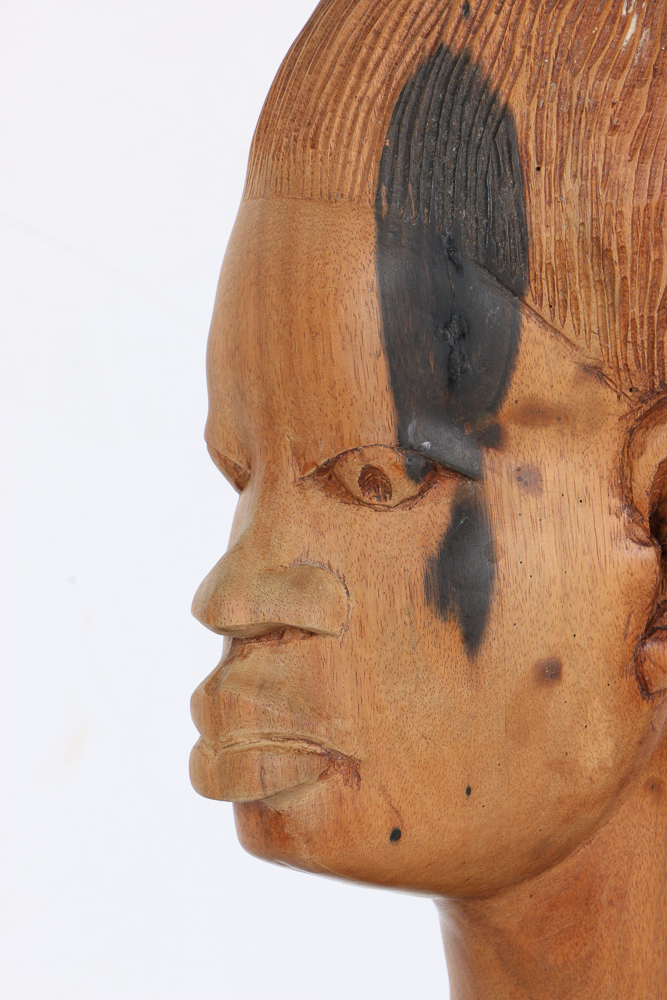 Wooden Carving of Woman