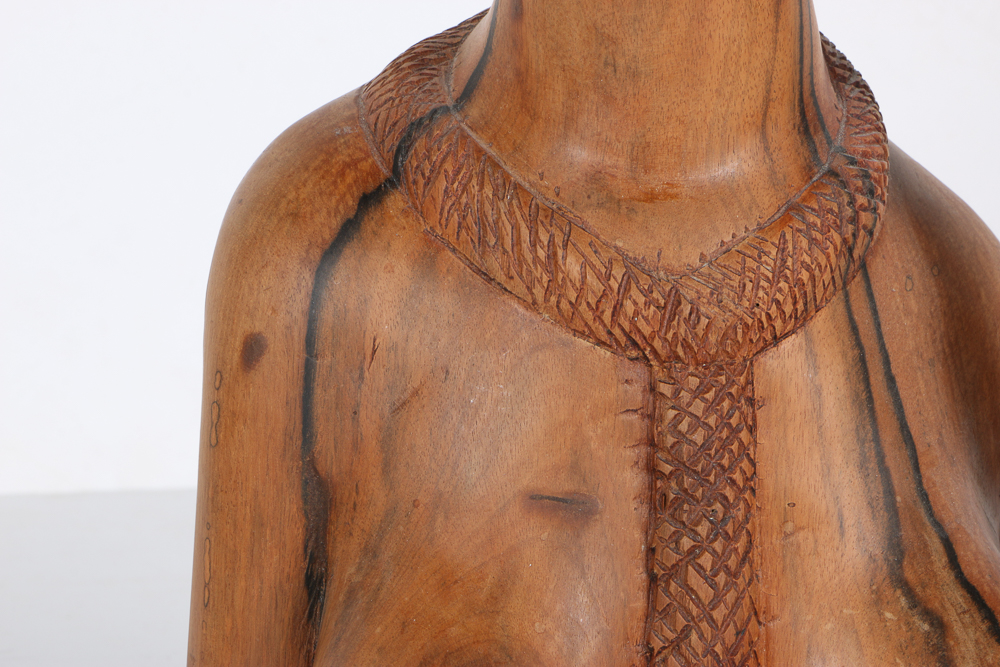 Wooden Carving of Woman