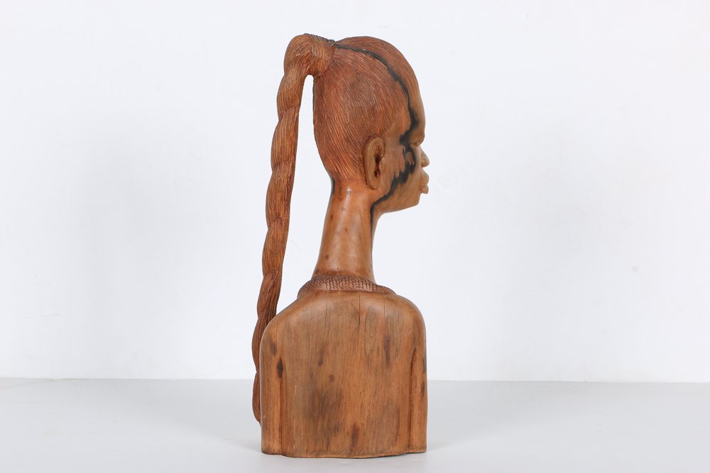 Wooden Carving of Woman