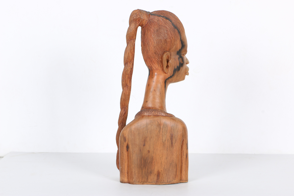 Wooden Carving of Woman