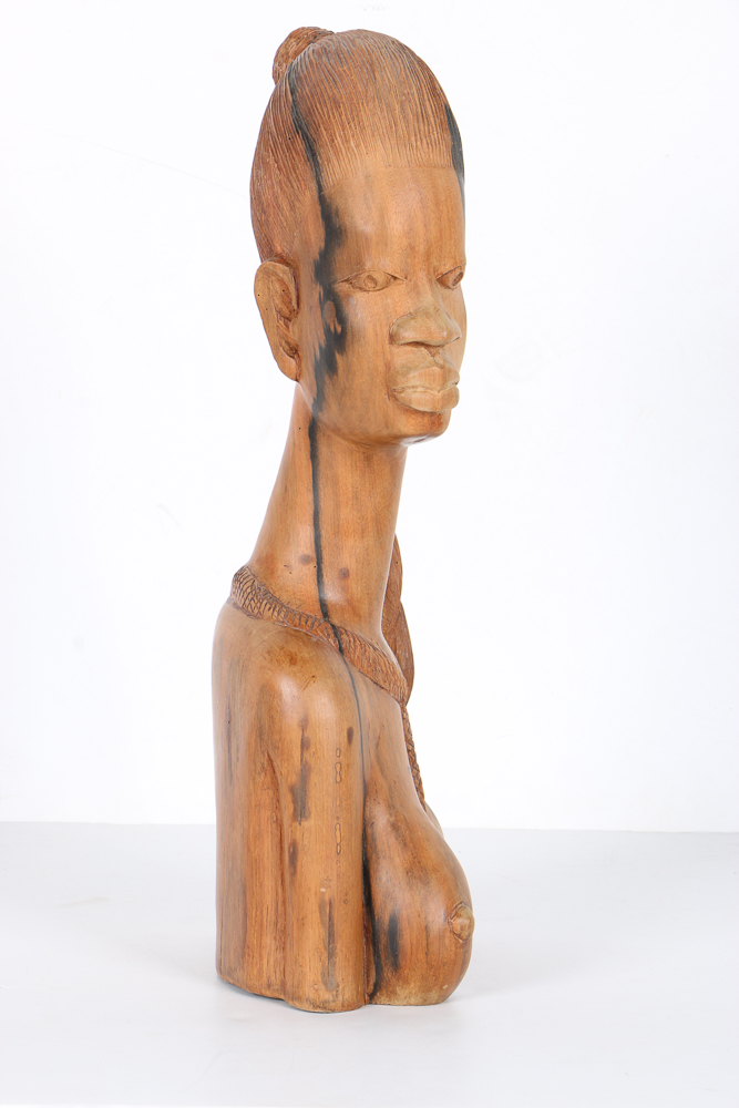 Wooden Carving of Woman