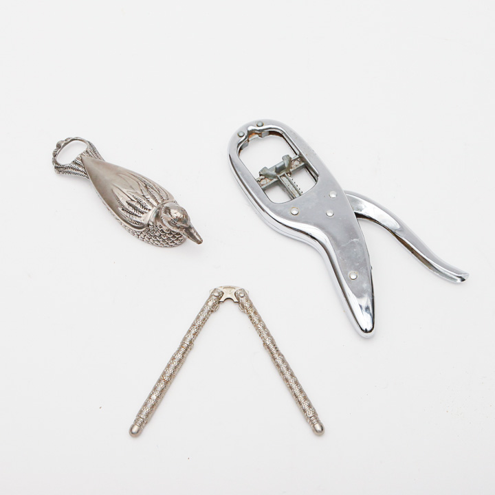 Vintage Kitchen Accessories Featuring "Crackerjack" and Silea Bottle Opener