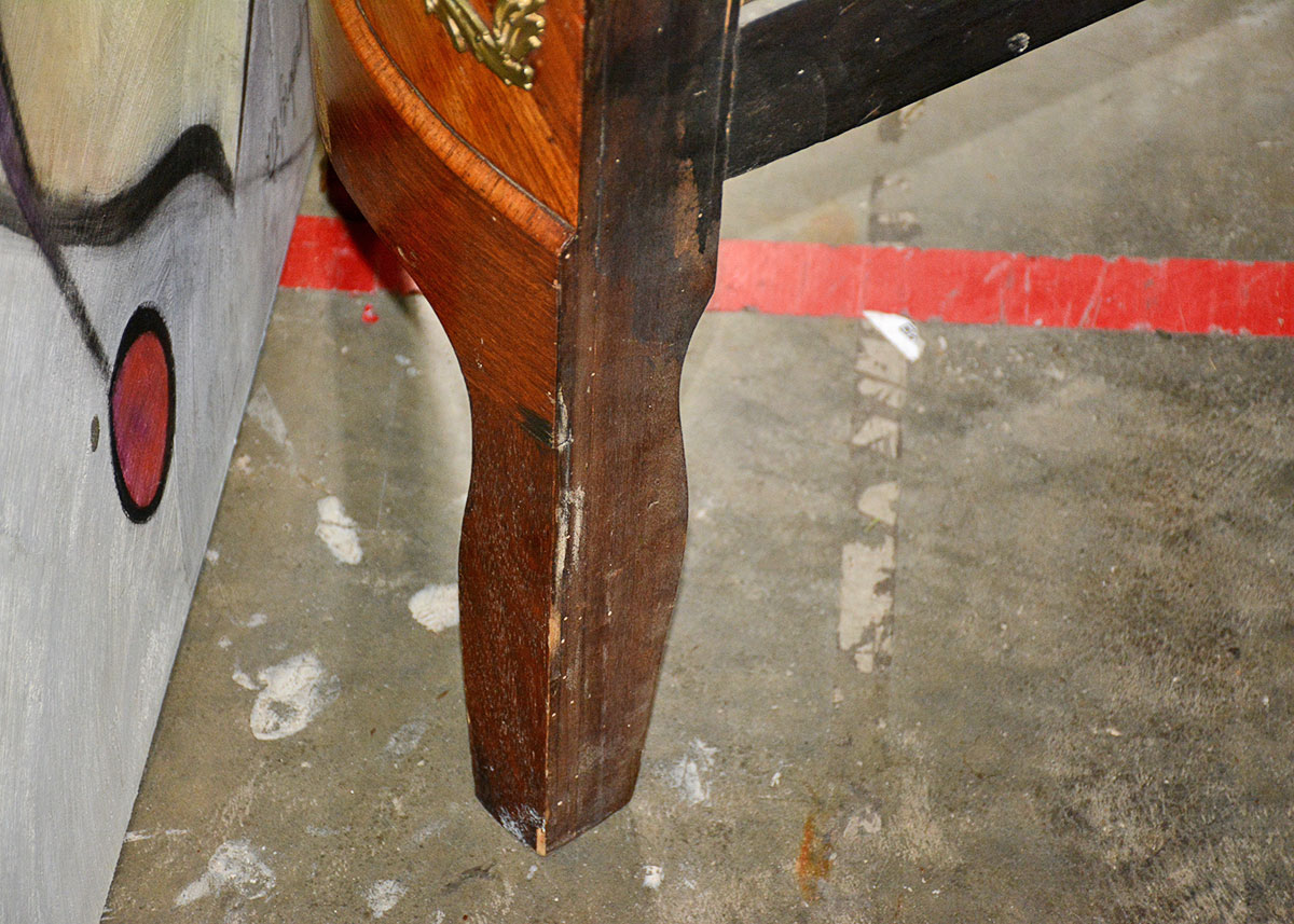 Vintage Louis XV Style Mahogany and Ormolu Curio Cabinet