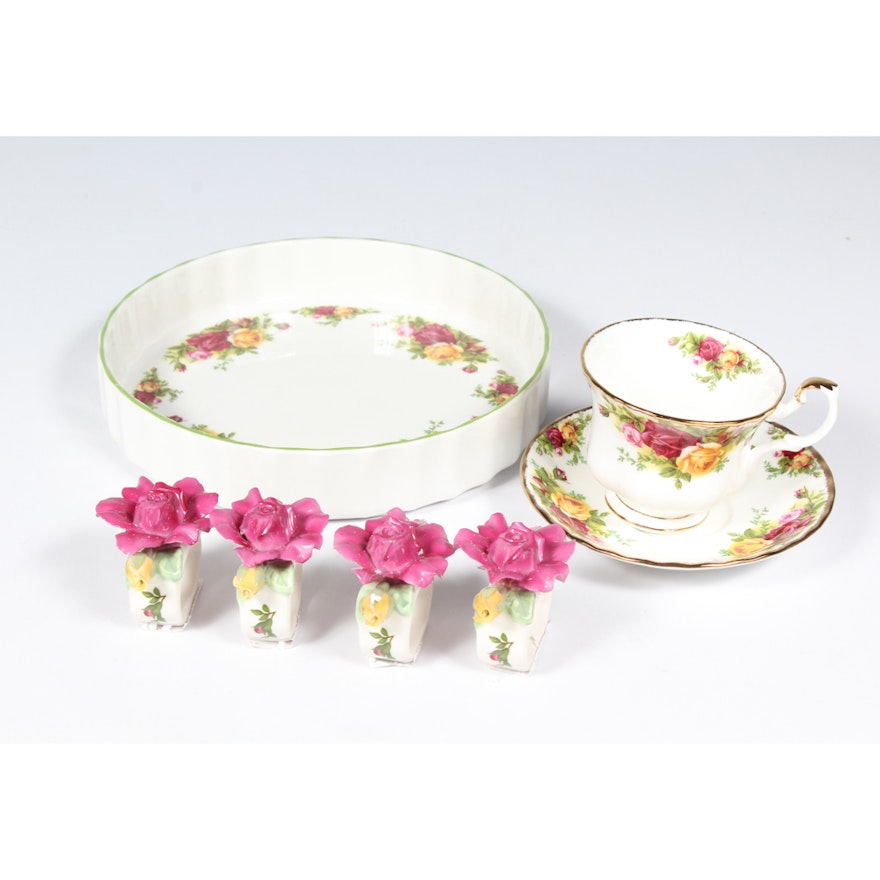 Royal Albert "Old Country Rose" China Service for Eight