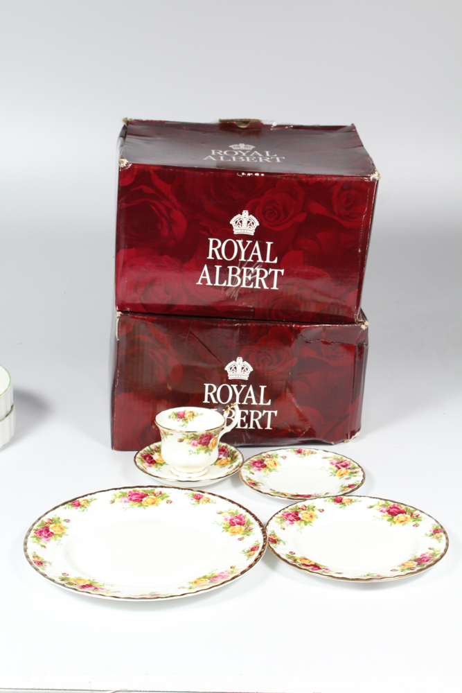 Royal Albert "Old Country Rose" China Service for Eight
