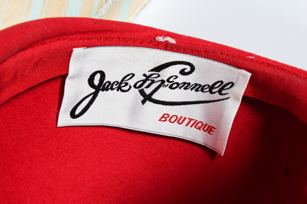 Vintage Feathered Wool Hat