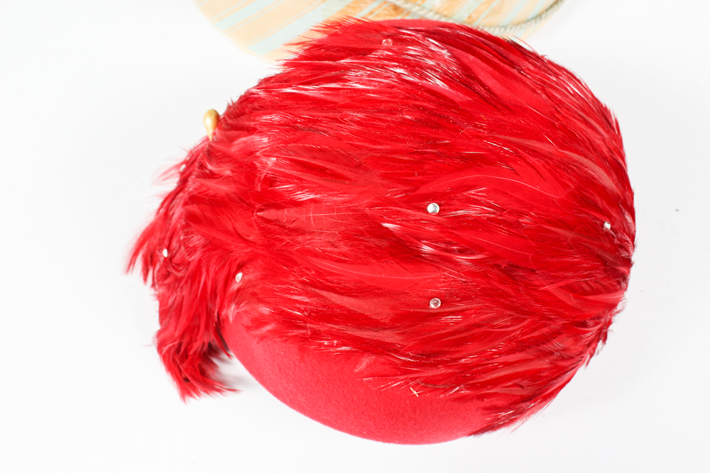 Vintage Feathered Wool Hat