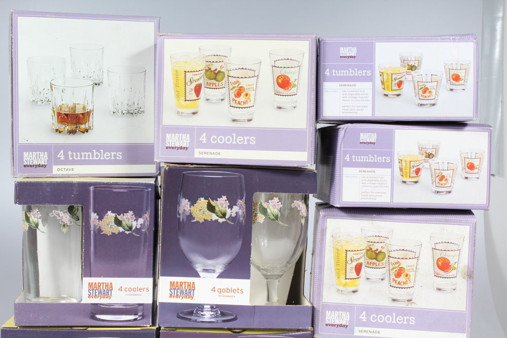 Martha Stewart Everyday Glassware