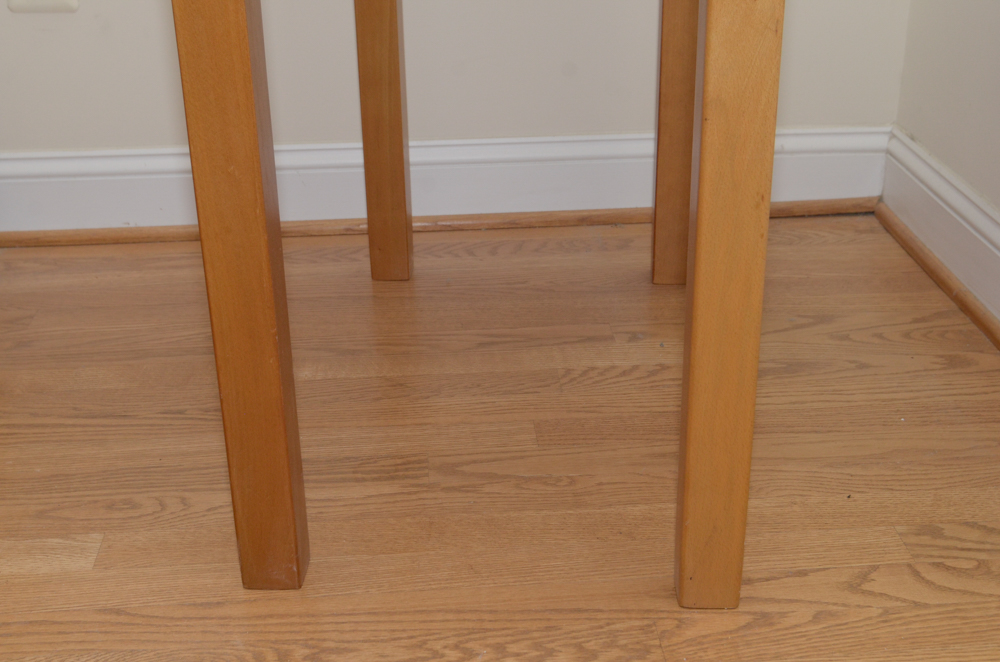 Wooden Round Drop Leaf Table