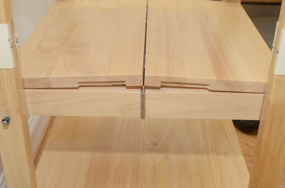 Contemporary Folding Kitchen Utility Cart